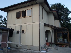 笠岡市 　外壁塗装・内装リフォーム工事(施工前1）